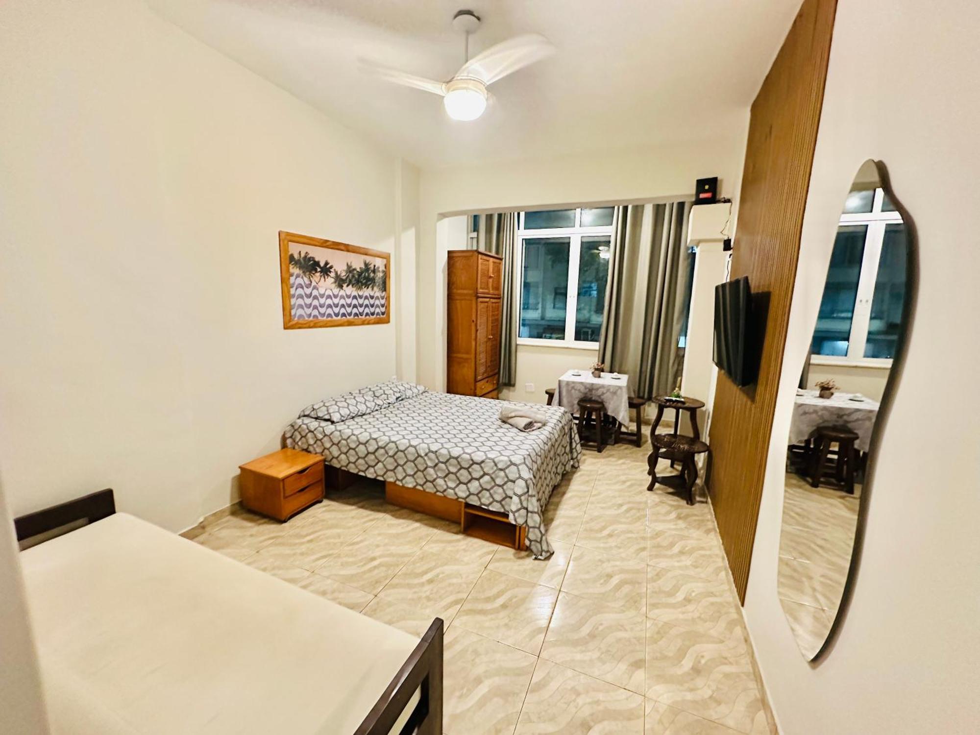 Ocean Post 4 Copacabana - Completo No Ponto De Copacabana , A 200m Da E 350m Do Metro Apartamento *